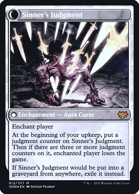 Faithbound Judge // Sinner's Judgment - Verso