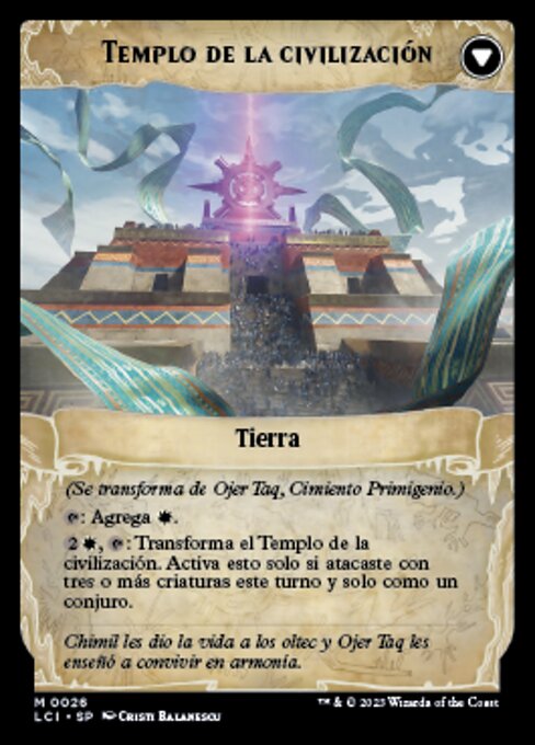 Ojer Taq, Deepest Foundation // Temple of Civilization - Verso