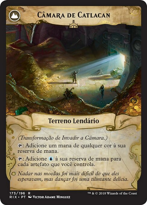 Storm the Vault // Vault of Catlacan - Verso