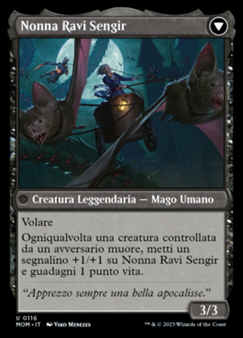 Invasion of Ulgrotha // Grandmother Ravi Sengir - Verso