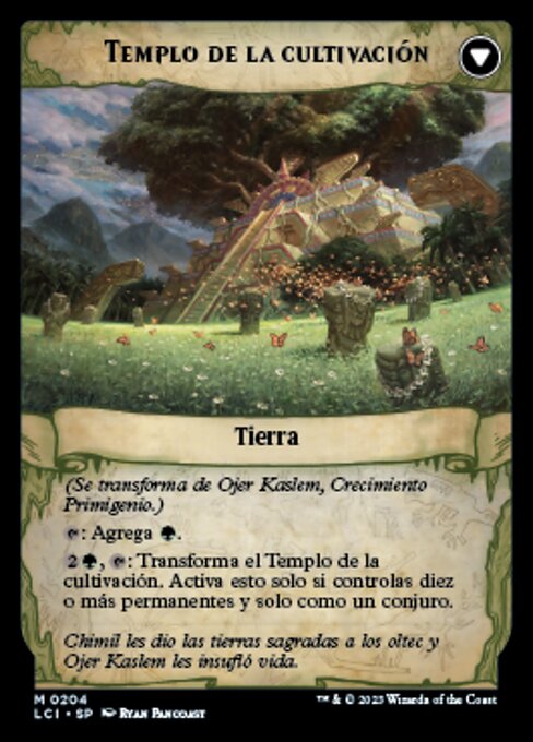 Ojer Kaslem, Deepest Growth // Temple of Cultivation - Verso
