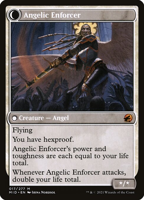 Enduring Angel // Angelic Enforcer - Verso
