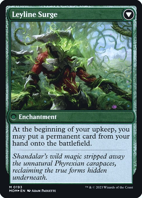 Invasion of Shandalar // Leyline Surge - Verso
