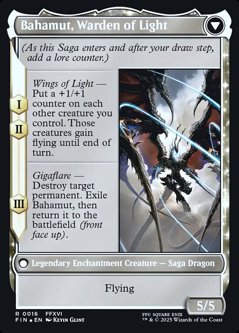 Dion, Bahamut's Dominant // Bahamut, Warden of Light - Verso
