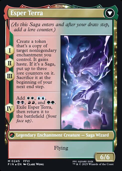 Terra, Magical Adept // Esper Terra - Verso