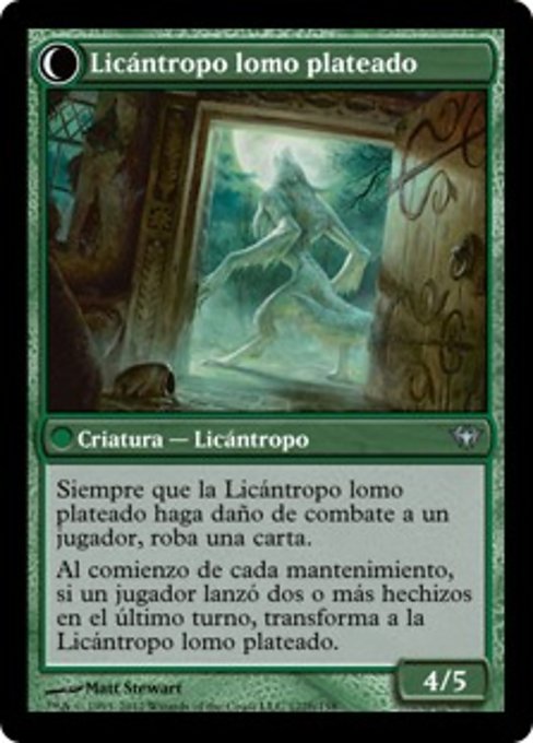Lambholt Elder // Silverpelt Werewolf - Verso