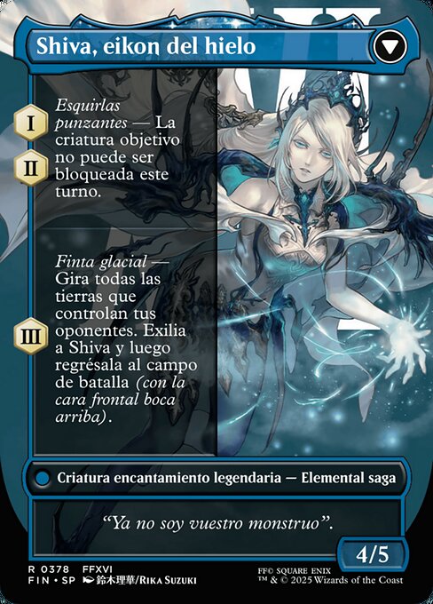 Jill, Shiva's Dominant // Shiva, Warden of Ice - Verso