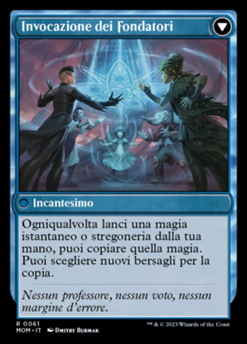 Invasion of Arcavios // Invocation of the Founders - Verso