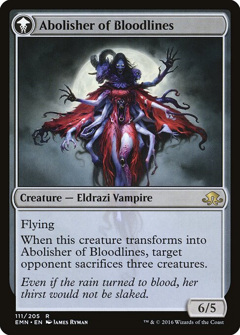 Voldaren Pariah // Abolisher of Bloodlines - Verso