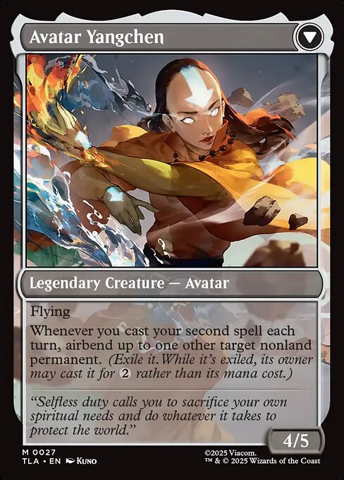 The Legend of Yangchen // Avatar Yangchen - Verso