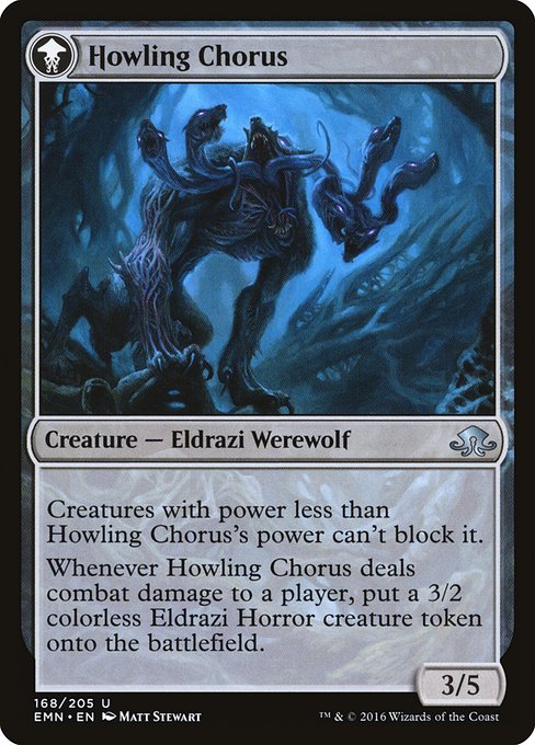 Shrill Howler // Howling Chorus - Verso