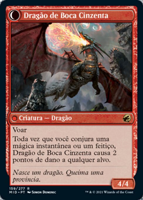 Smoldering Egg // Ashmouth Dragon - Verso