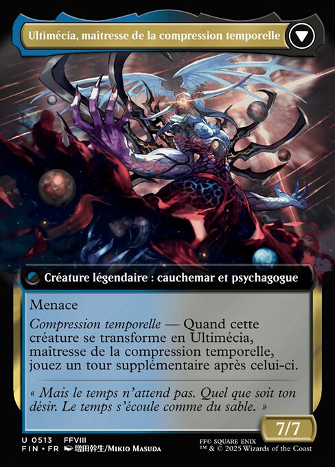 Ultimecia, Time Sorceress // Ultimecia, Omnipotent - Verso