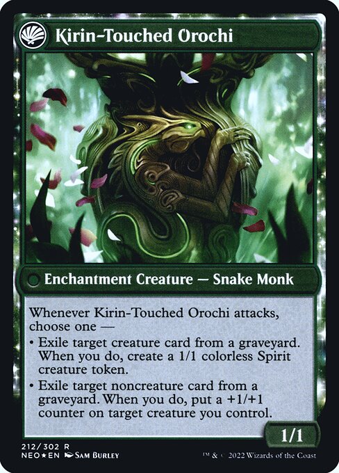 Teachings of the Kirin // Kirin-Touched Orochi - Verso