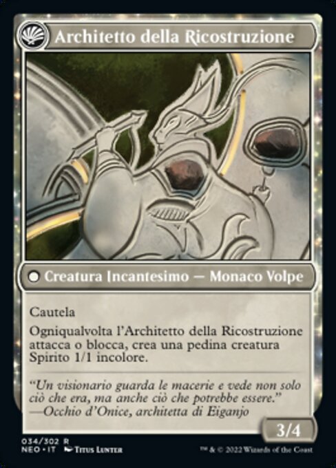 The Restoration of Eiganjo // Architect of Restoration - Verso
