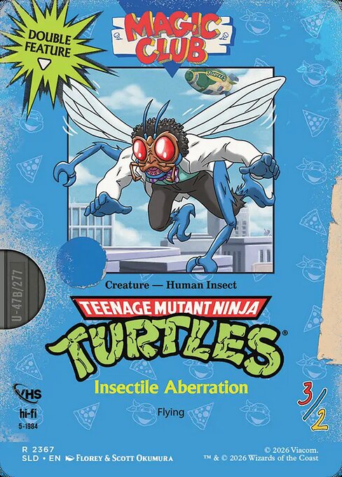 Delver of Secrets // Insectile Aberration - Verso