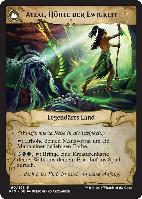 Journey to Eternity // Atzal, Cave of Eternity - Verso