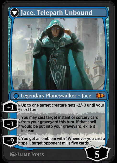 Jace, Vryn's Prodigy // Jace, Telepath Unbound - Verso