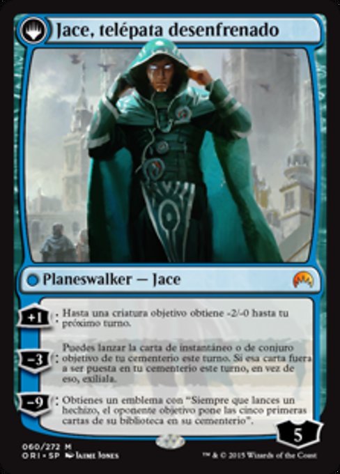 Jace, Vryn's Prodigy // Jace, Telepath Unbound - Verso