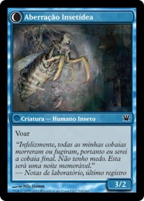 Delver of Secrets // Insectile Aberration - Verso