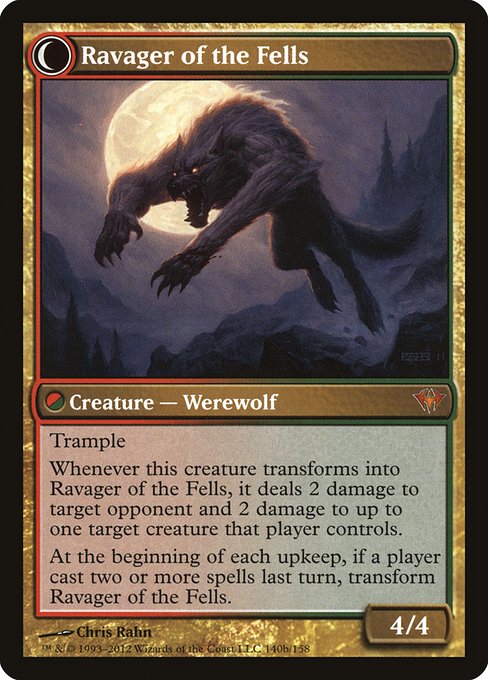 Huntmaster of the Fells // Ravager of the Fells - Verso