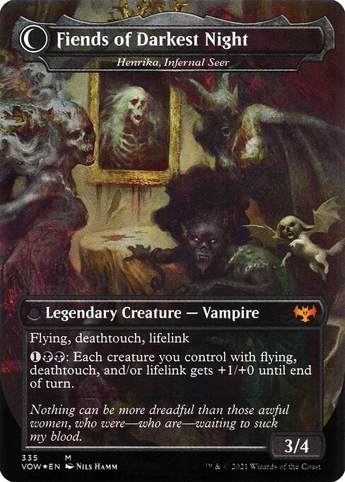 Henrika Domnathi // Henrika, Infernal Seer - Verso