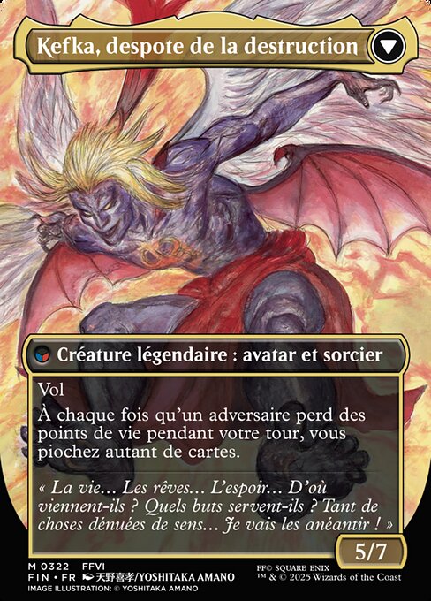 Kefka, Court Mage // Kefka, Ruler of Ruin - Verso