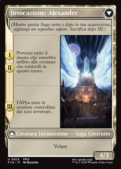 Crystal Fragments // Summon: Alexander - Verso