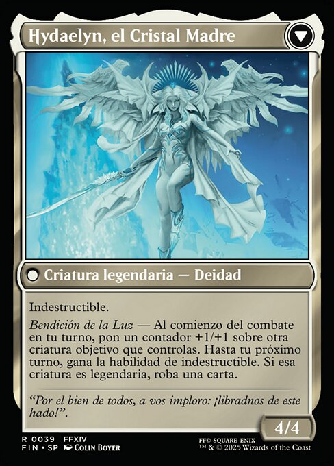 Venat, Heart of Hydaelyn // Hydaelyn, the Mothercrystal - Verso