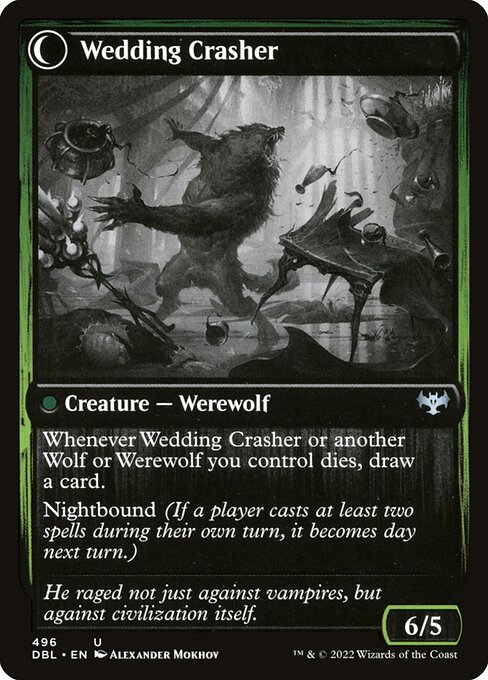 Wolfkin Outcast // Wedding Crasher - Verso