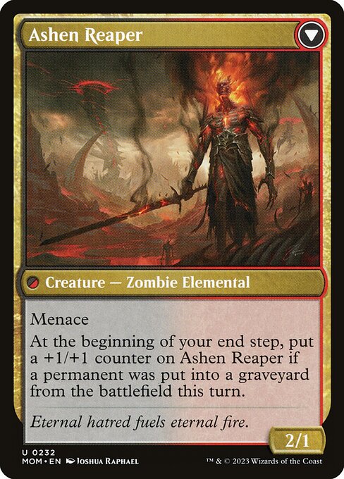 Invasion of Azgol // Ashen Reaper - Verso