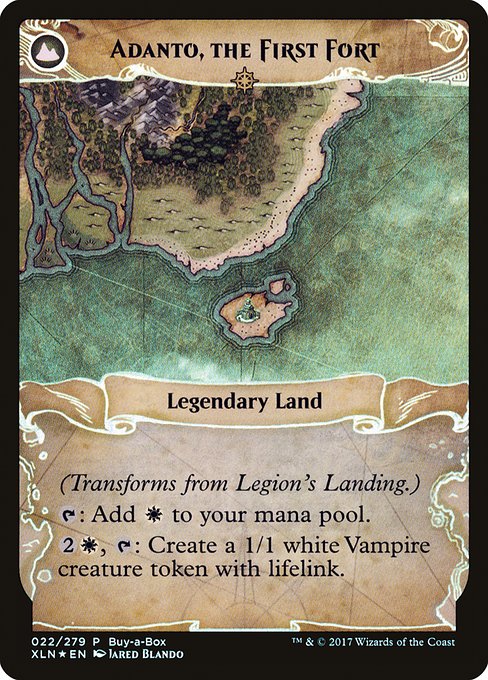 Legion's Landing // Adanto, the First Fort - Verso