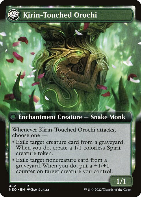 Teachings of the Kirin // Kirin-Touched Orochi - Verso