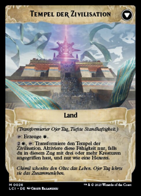 Ojer Taq, Deepest Foundation // Temple of Civilization - Verso