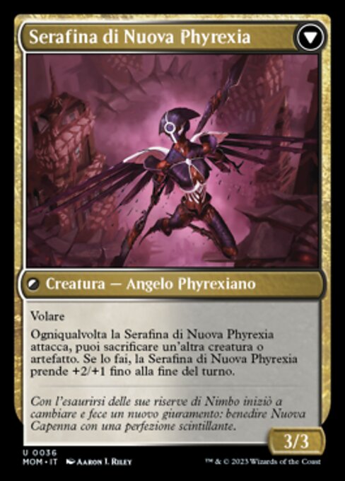 Seraph of New Capenna // Seraph of New Phyrexia - Verso