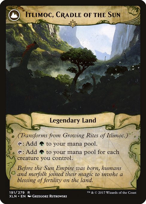 Growing Rites of Itlimoc // Itlimoc, Cradle of the Sun - Verso