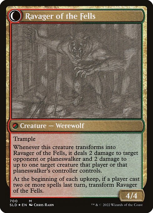 Huntmaster of the Fells // Ravager of the Fells - Verso