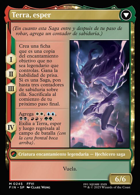 Terra, Magical Adept // Esper Terra - Verso