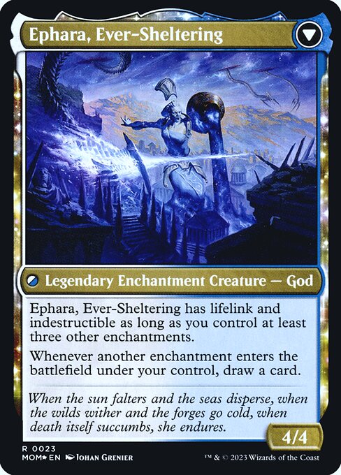 Invasion of Theros // Ephara, Ever-Sheltering - Verso
