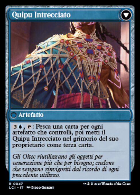 Braided Net // Braided Quipu - Verso
