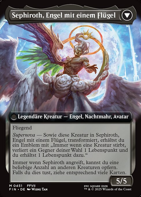 Sephiroth, Fabled SOLDIER // Sephiroth, One-Winged Angel - Verso