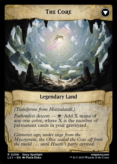 Matzalantli, the Great Door // The Core - Verso