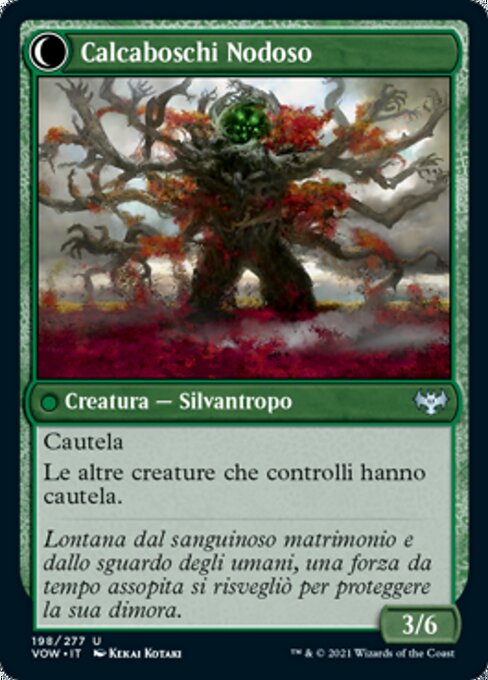Dormant Grove // Gnarled Grovestrider - Verso