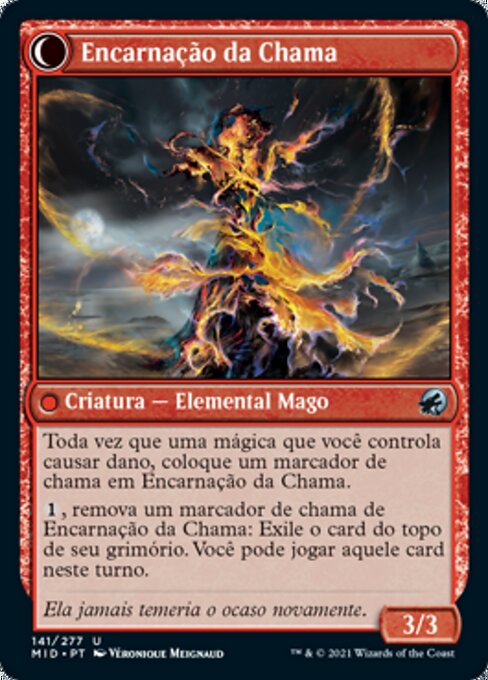 Flame Channeler // Embodiment of Flame - Verso