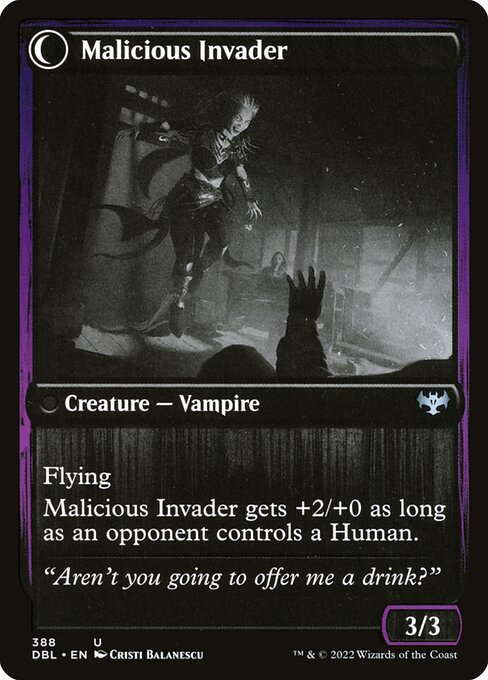 Innocent Traveler // Malicious Invader - Verso