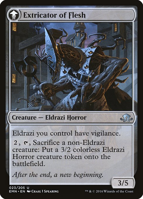Extricator of Sin // Extricator of Flesh - Verso
