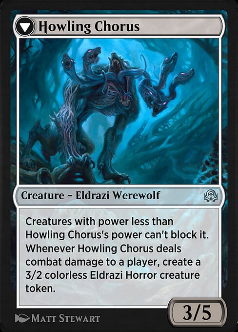 Shrill Howler // Howling Chorus - Verso