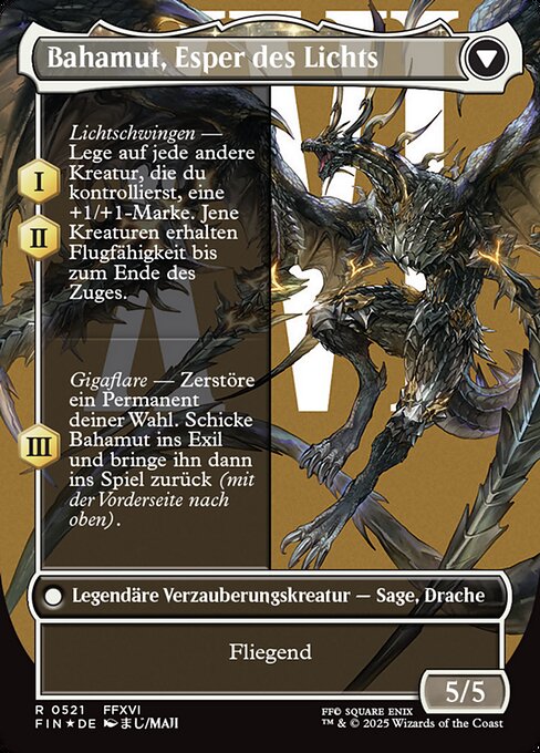 Dion, Bahamut's Dominant // Bahamut, Warden of Light - Verso