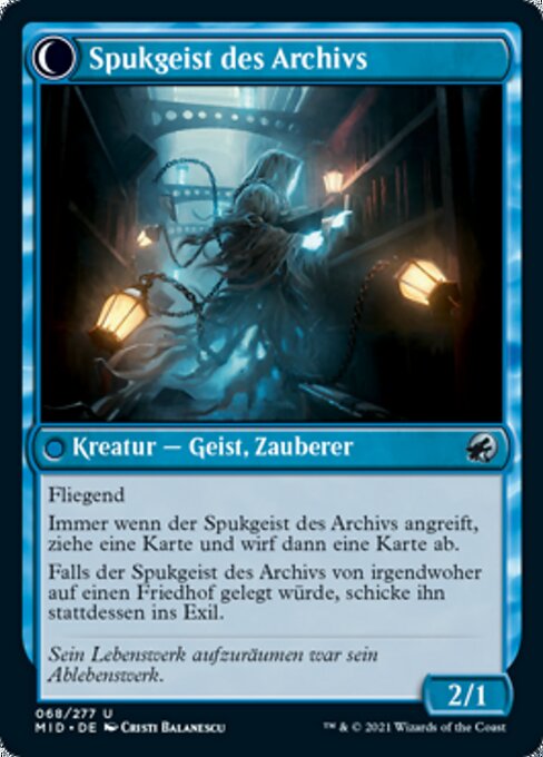 Overwhelmed Archivist // Archive Haunt - Verso