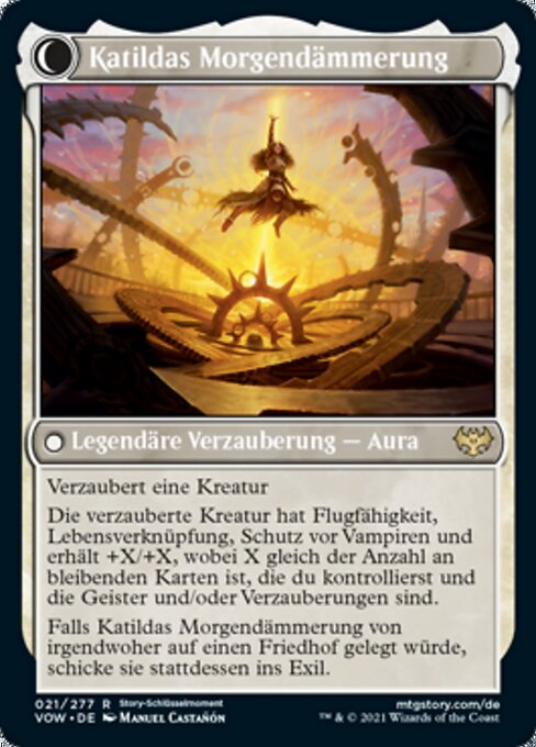 Katilda, Dawnhart Martyr // Katilda's Rising Dawn - Verso